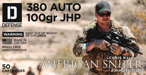 American Sniper 380 ACP 100gr HP Ammo - 50 Rounds American Sniper 380 ACP 100gr HP Ammo - 50 Rounds
