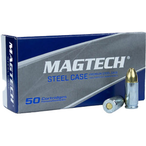 Magtech 9mm 115gr FMJ Steel Cased Ammo - 1000 Rounds
