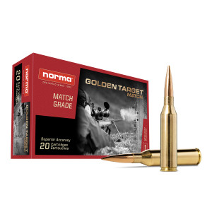 Norma Golden Target Match 300 Norma Mag 230gr Berger Hybrid Ammo - 20 Rounds Norma Golden Target Match 300 Norma Mag 230gr Berger Hybrid Ammo - 20 Rounds