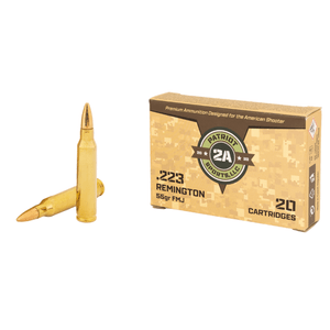 STV Patriot 223 Rem 55gr FMJ Ammo - 20 Rounds