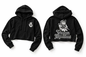 Ventura Munitions Tactical Ghost Women's Cropped Hoodie