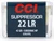 CCI Suppressor 22LR 45gr Subsonic HP Ammo - 50 Rounds