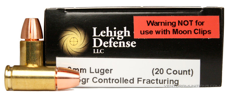 Lehigh Defense 9mm 105 Gr CF - 20 Rounds Lehigh Defense 9mm 105 Gr CF - 20 Rounds