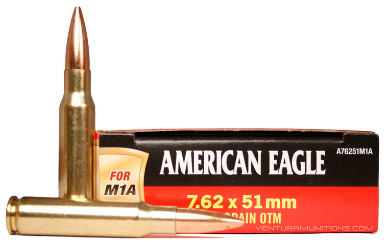 American Eagle 7.62x51mm 168gr OTM M1A Match - 20 Rounds