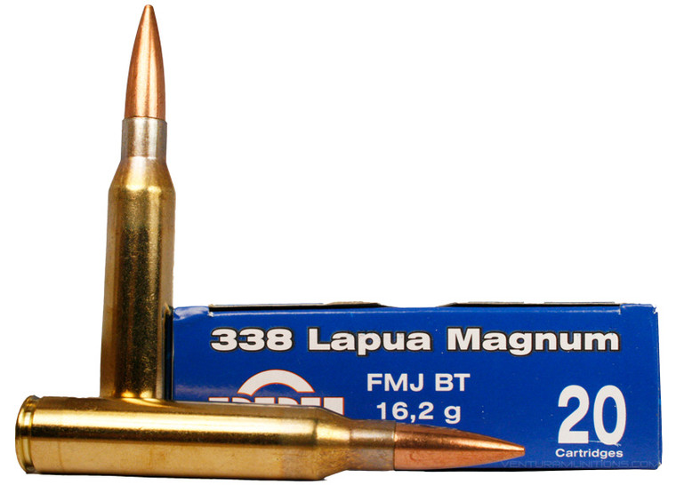 Prvi Partizan .338 Lapua 250gr FMJ-BT - 20 Rounds