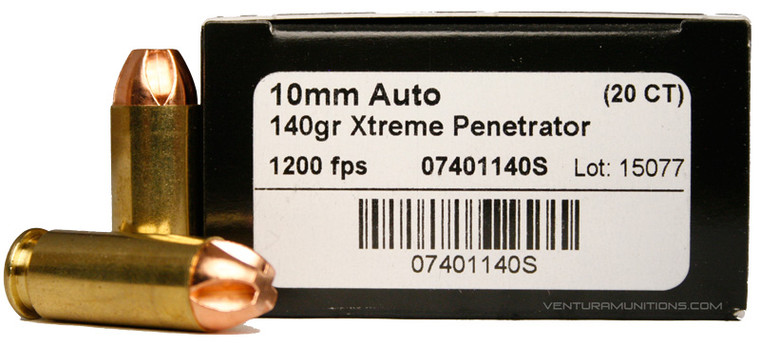 Lehigh Defense 10mm 140gr Xtreme Penetrator - 20 Rounds