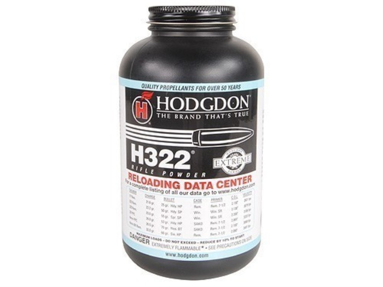 Hodgdon H322 Smokeless Powder 1lb
