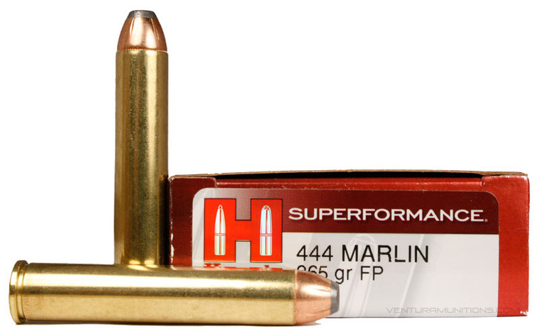 Hornady Superformance 444 Marlin 265gr Flat Point Ammo - 20 Rounds