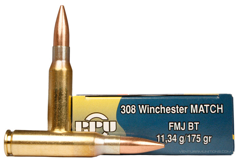 Prvi Partizan 308 Winchester 175gr Match FMJ Ammo - 20 Rounds