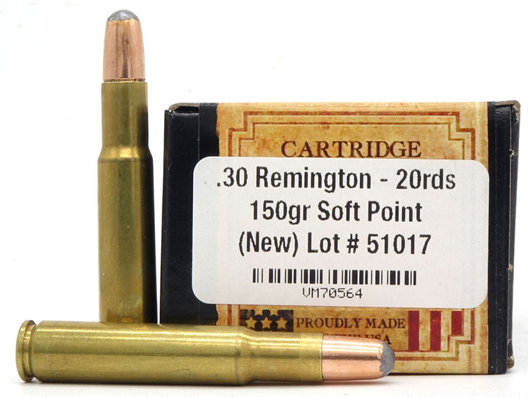 Ventura Heritage 30 Remington 150gr SP Ammo - 20 Rounds