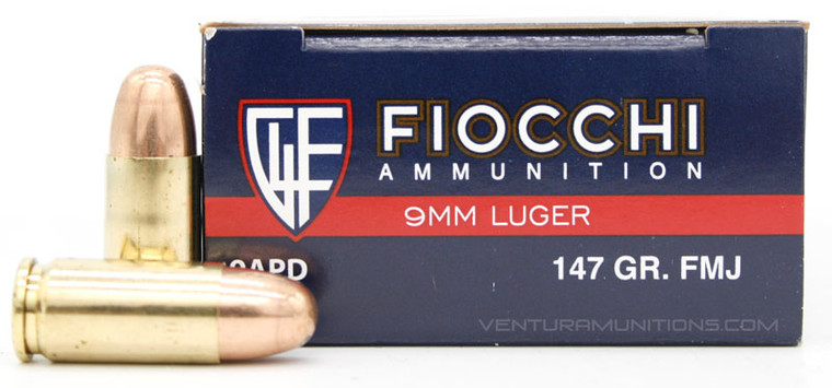 Fiocchi 147gr 9mm FMJ