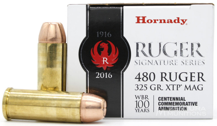 Hornady Signature Series 480 Ruger 325gr XTP Ammo - 20 Rounds
