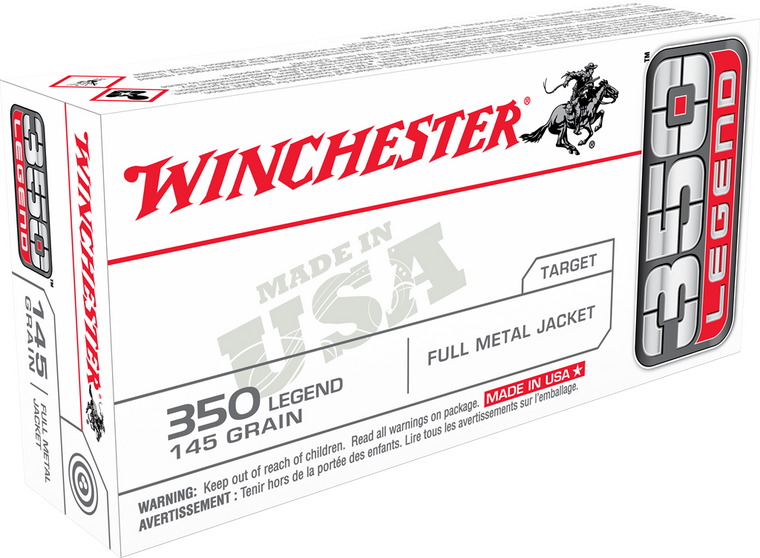 Winchester Target 350 Legend 145gr FMJ Ammo - 20 Rounds
