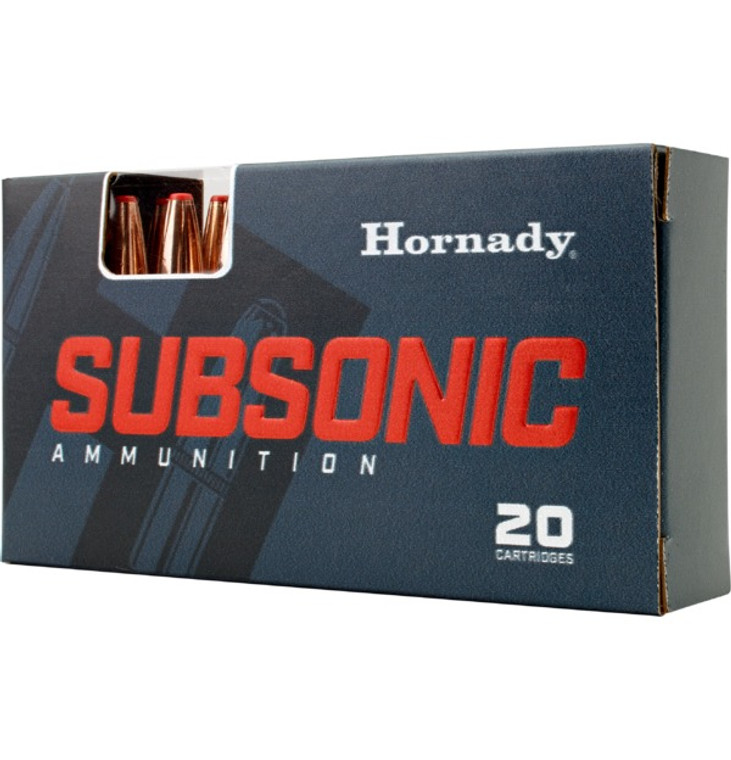 Hornady Subsonic 30-30 Win 175gr Sub-X Ammo - 20 Rounds