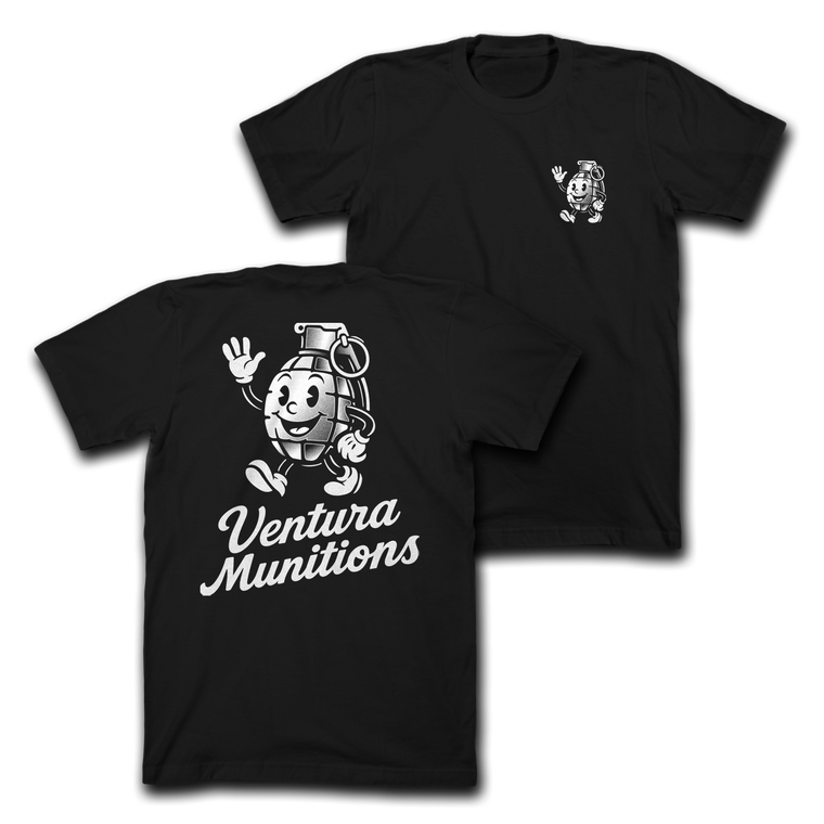 Ventura Munitions Grenade T-Shirt - Black