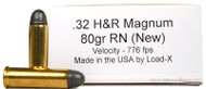 Ventura Heritage 32 H&R Magnum 80gr RN Ammo - 50 Rounds