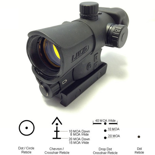 Lucid HD7 Red Dot Sight Gen3 Black w/ 4 Reticles - Ventura Munitions