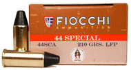 Fiocchi 44 Special 210gr LFP Cowboy Action Ammo - 50 Rounds