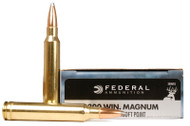 Federal Premium Power Shok 300 Winchester Magnum 150gr Speer Hot-Cor SP Ammo - 20 Rounds