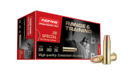 Norma Range & Training .38 Special 158gr FMJ Ammo - 50 Rounds