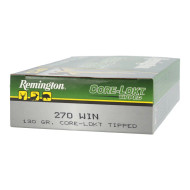 Remington Core-Lokt 270 Win 130gr Core-Lokt Tipped Ammo - 20 Rounds