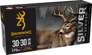 Browning Silver Series 30-30 Win 170gr Plated SP Ammo - 20 Rounds