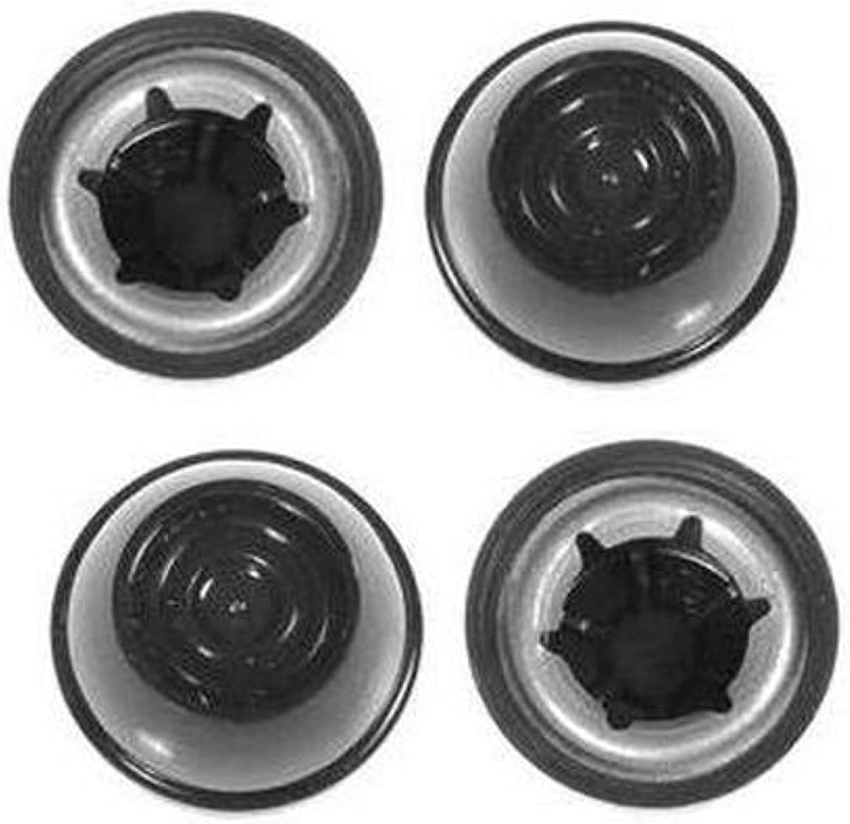 Power Wheels 00801-0226 Black Wheel Retainer Cap Nut 4 Pk - The