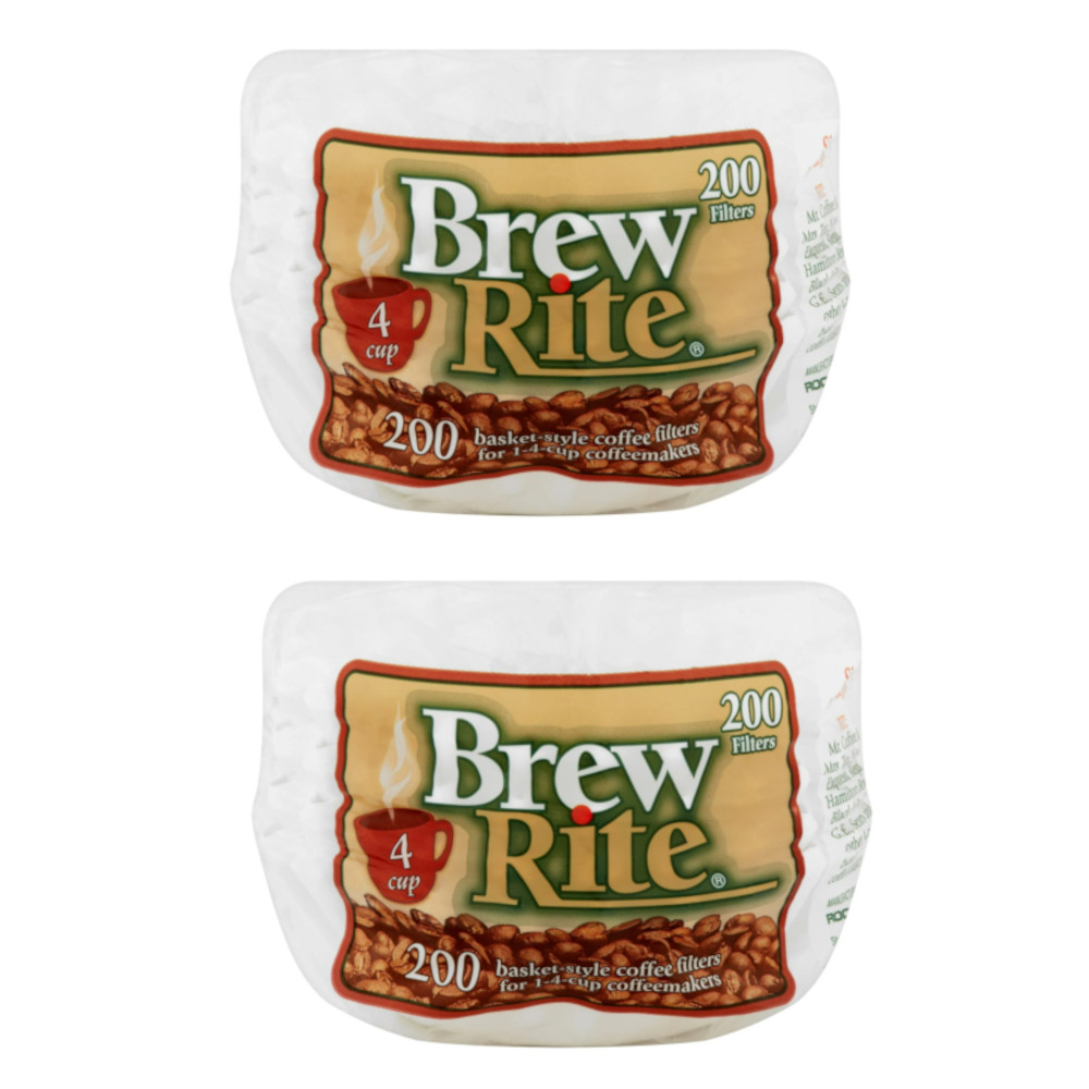 Coffee Filters 4 Cup Coffee Filters Paper Cupcake Style 200 ct, 2 Pack -  The Parts Biz