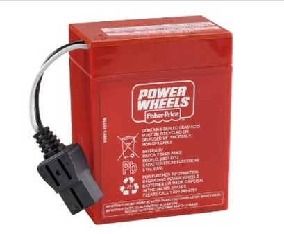 Power Wheels 75200 Harley Davidson  6 Volt Battery