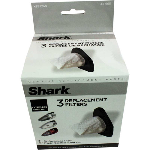 3 Shark XSB726N Dust Cup Filters