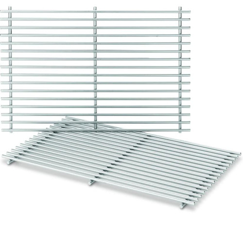 Weber 65619 2 Piece Stainless Steel Grates (17 1/4" x 11 3/4" Each)