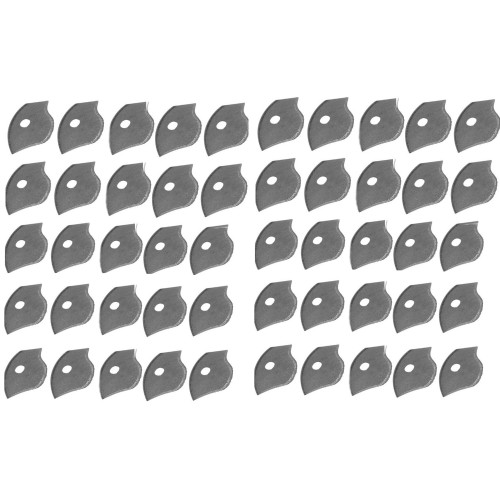 Filter Pack 50 Activated Carbon Filters Inserts for Face Cover Sports Mask 5-Ply Filtration Liner