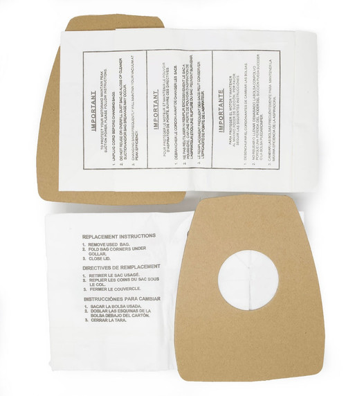 DVC Micro-Lined Paper Replacement Bags Style C Fit Eureka Mighty Mite 3000, 3100 Series -3 Bags