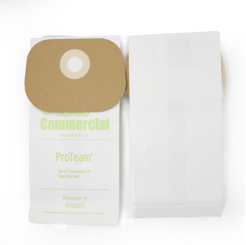 DVC Micro-Lined Paper Replacement Bags Fit ProTeam Sierra, Lil Hummer II, Hawk Breeze, Triple S Speedster 600 Backpack,  10 Bags