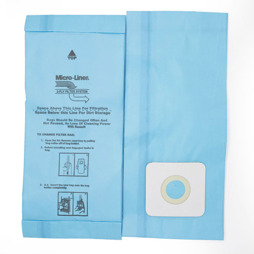 DVC Micro-Lined Paper Replacement Bags Style A Fit Riccar 2000/4000 and Simplicity 5000/6000 Series - 12 Bags