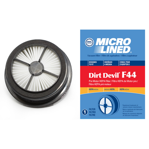 DVC Micro-Lined Replacement Pre-Motor Filter 3-04019-001 Royal/Dirt Devil F44 Upright Vacuum HEPA  - 1 Filter