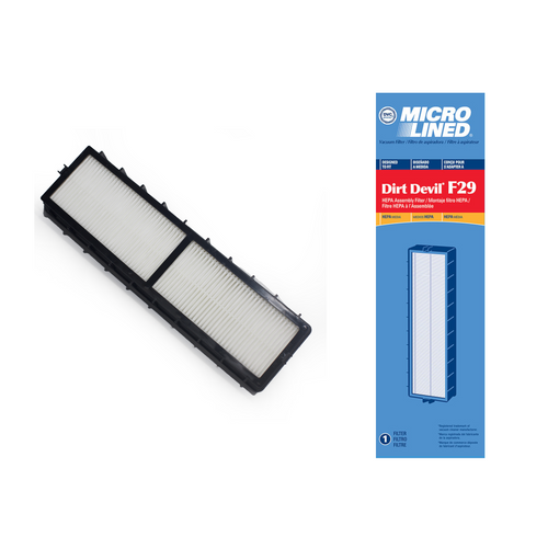 DVC Micro-Lined Replacement Filter 2-690062-600 Royal/Dirt Devil F29 Vision Upright Vacuum HEPA  - 1 Filter
