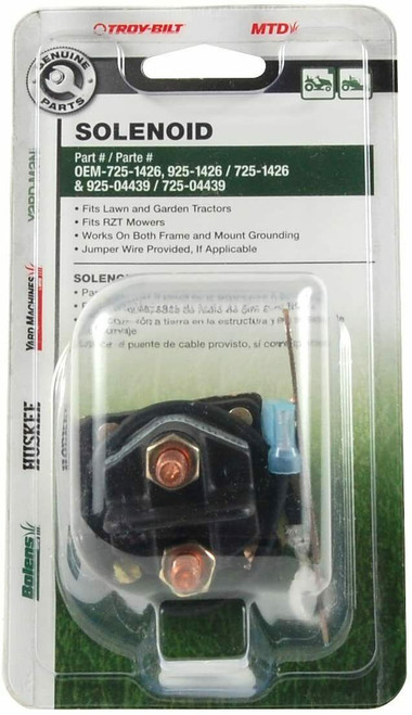 MTD Genuine Parts Solenoid 490-250-M015