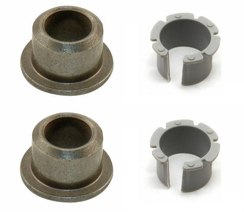 2 MTD Snowblower Flange Bearings 741-0663 and 2 Flange Bushings 741-0493C