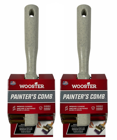 2 Wooster Stainless Steel Brush and Roller Cleaning Tools