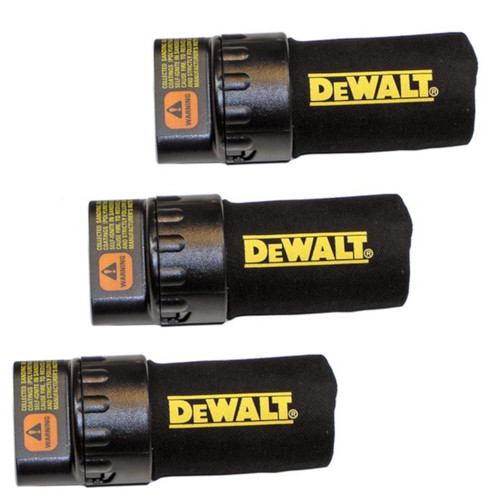 DeWalt D26450/D26451/D26453 Replacement Sander Dust Bag 3-Pack # 608354-00SV-3PK