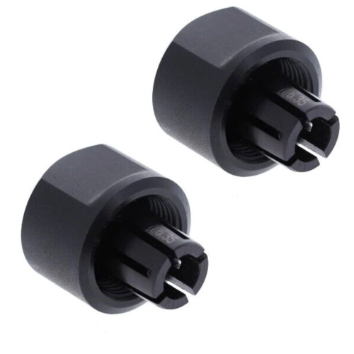 2 Porter Cable 1/4" Collet with Nut A24215SV for 450, 450PK, 4512