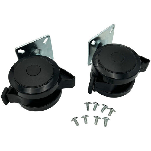 Genuine Weber 69828 Locking Grill Casters W/ Plate For Spirit E-210 E-310 - 2 PK