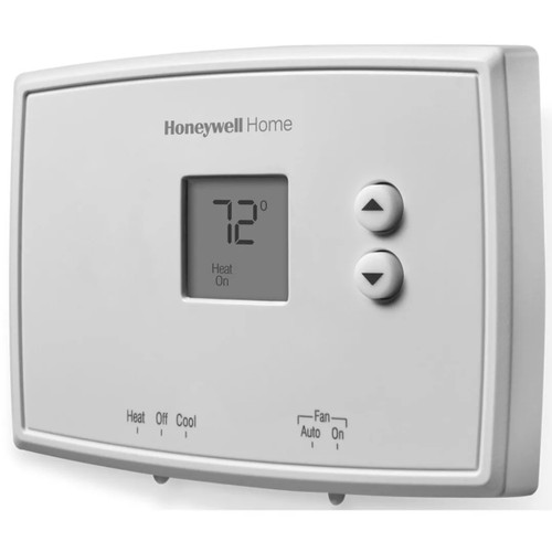 Honeywell Rth111b1024 4-3/4" X 3-3/8" X 1-1/8" White Digital Non-Programmable Thermostat