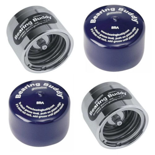 Genuine Bearing Buddy 42202 Chrome Bearing Protector & Bra 70019 1.980" Diameter