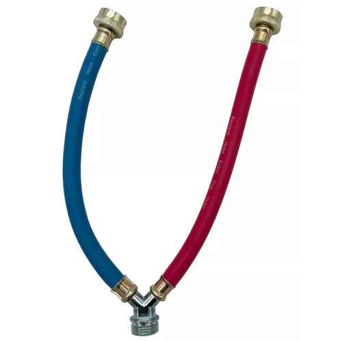 High Pressure Washing Machine Rubber Water Mixer Hose 1 FT "Y" Replacement