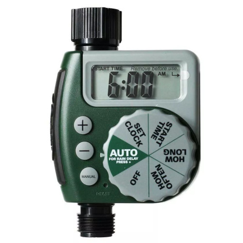 Orbit 62061Z Single-Outlet Hose Watering Timer, 1 Outlet, Green