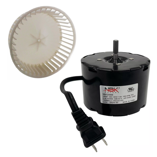 Vent Fan Motor with Blower Wheel Replaces Broan Nutone S97017709, 5901A000