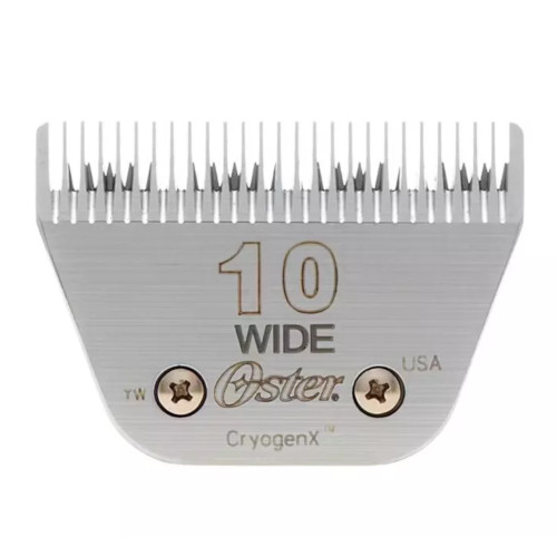 Oster A5 No. 10 Wide Blade Set- Silver - 78919-446