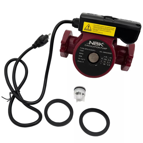 Genuine NBK 20940 Circulator Pump 115V 1/25 HP 3-Speed For Grundfoss APS15-58FC